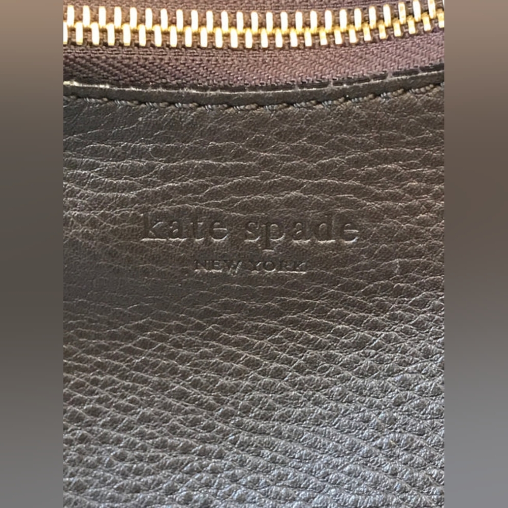 GUC Kate Spade NY Pine Street Finley Pebbled Leather Black Shoulder Hobo Bag - Picture 6 of 6